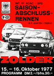 Programme cover of Zolder, 16/10/1977