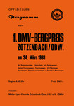 Programme cover of Zotzenbach Hill Climb, 24/03/1968